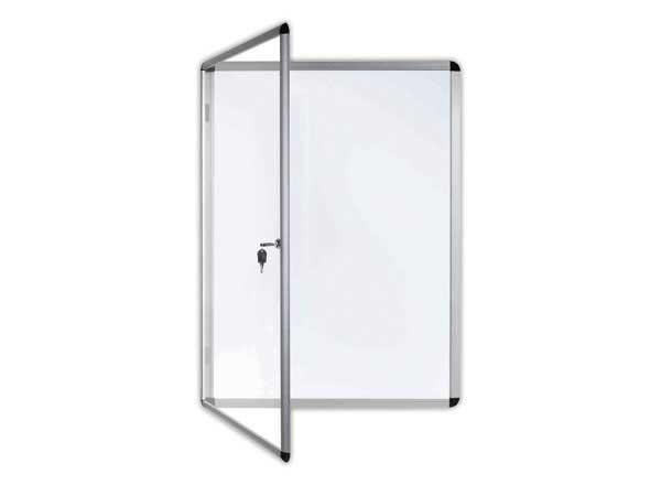 1 Vitrine d'intérieur 9 x A4 fond métallique