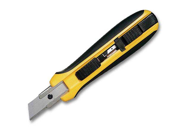 1 Cutter ambidextre ergonomique OLFA UTC-1 - Lame 17,5 mm