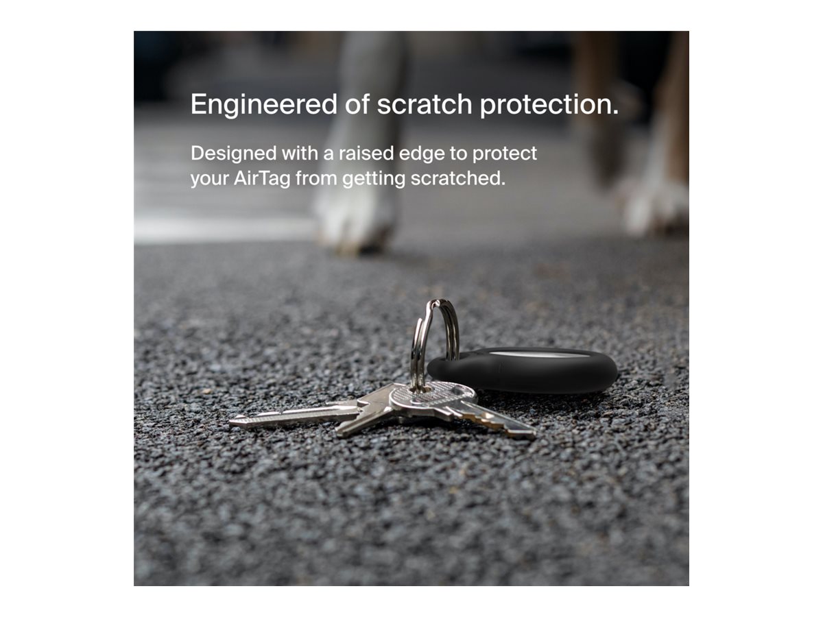 BELKIN Airtag Protection avec porte-clés Noir