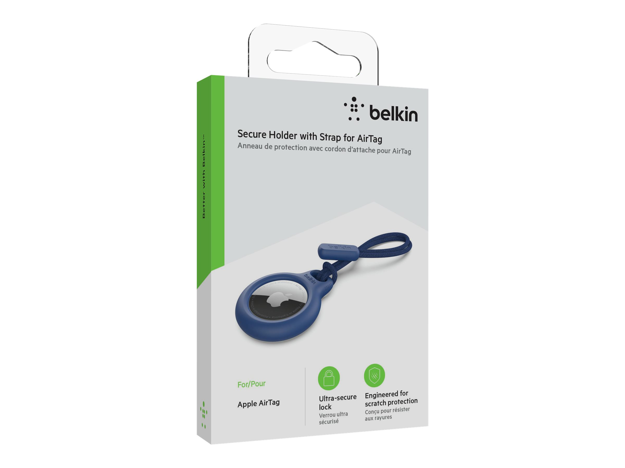 BELKIN Airtag Protection avec Cordon Bleu