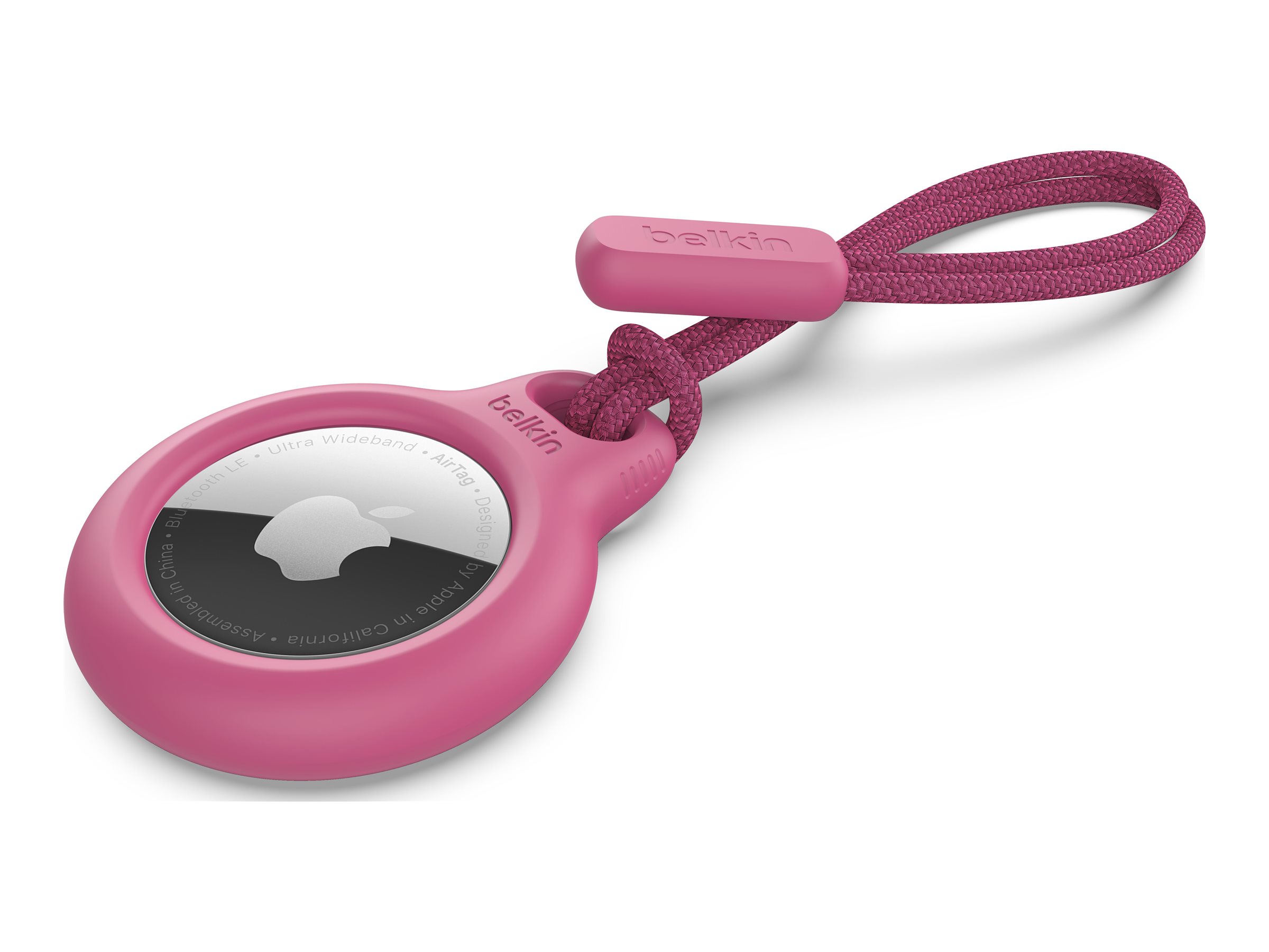 BELKIN Airtag Protection avec Cordon Rose