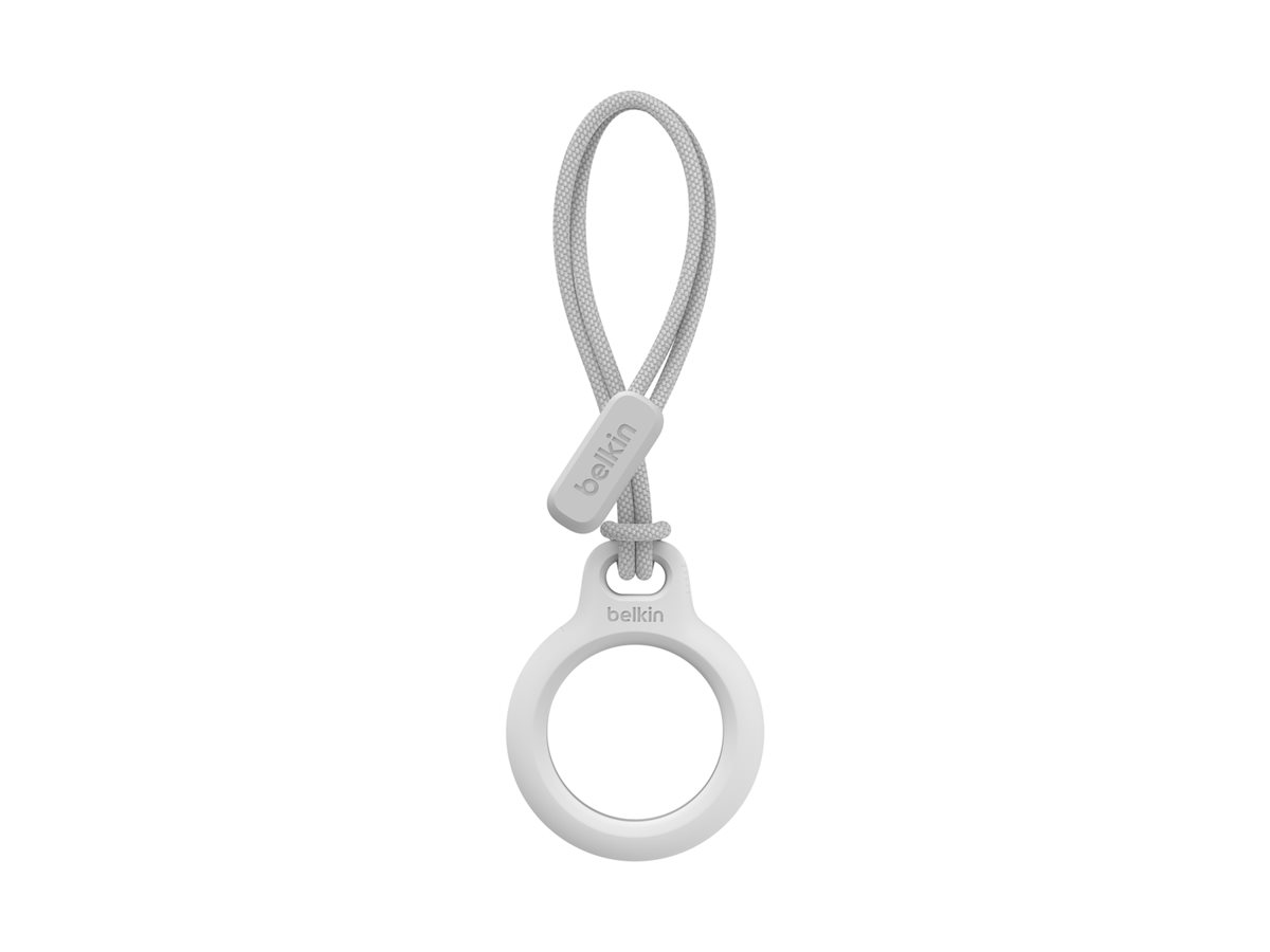 BELKIN Airtag Protection avec Cordon Blanc