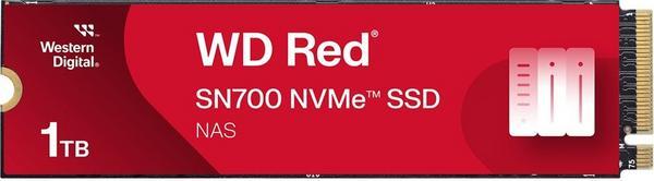 WD Red SSD SN700 NVMe 1To M.2 2280 PCIe Gen3 8Gb/s internal drive for NAS devices