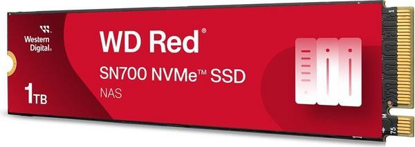 WD Red SSD SN700 NVMe 1To M.2 2280 PCIe Gen3 8Gb/s internal drive for NAS devices