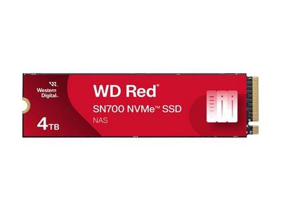WD Red SSD SN700 NVMe 4To M.2 2280 PCIe Gen3 8Gb/s internal drive for NAS devices