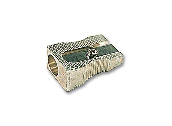 1 Taille-crayons manuel  en acier inoxydable/aluminium - 1 usage