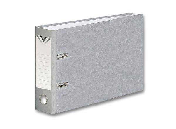 1 Classeur à levier pour feuilles A4 - 29,7 x 21 cm gris