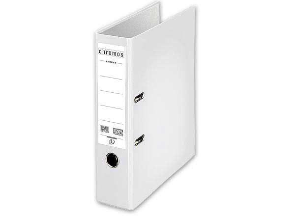 1 Classeur à levier Chromos ESSELTE - Dos 8 cm - blanc