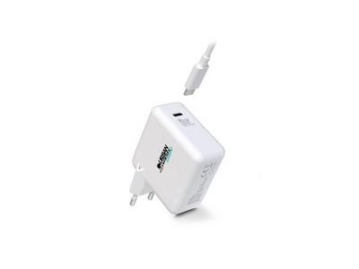 URBAN FACTORY Chargeur secteur GaN USB-C Eco-conçu 65W