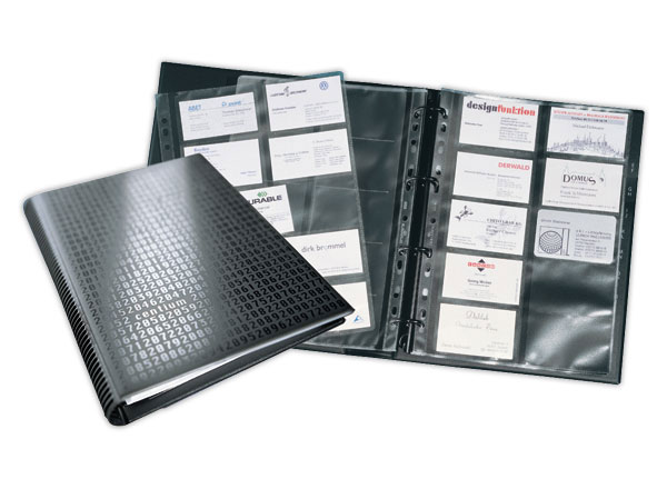 1 Classeur DURABLE cartes de visite Visifix format A4