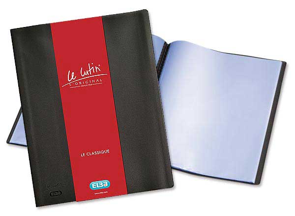 1 Protège-documents OXFORD Le Lutin Classique A4 - 100 poches - noir