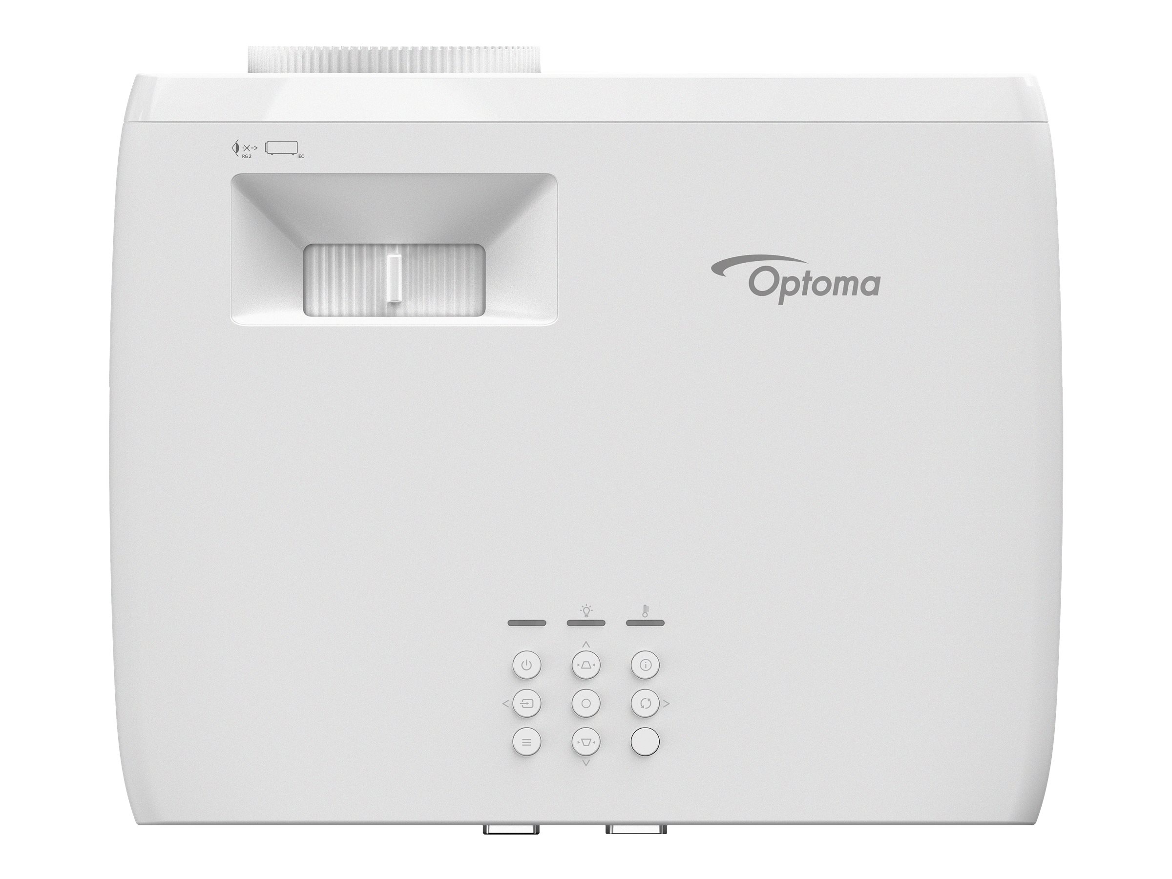 OPTOMA ZW350e WXGA 1280x800 4000lm Laser Projector 300000:1 TR 1.54:1 1.72:1 2H USB-A Power HP 1x 15W 3Kg Blanc