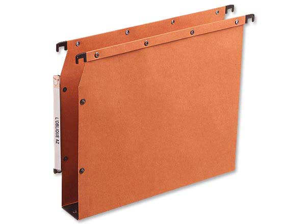 1 Boite de 25 Dossiers suspendus armoires L'OBLIQUE AZV kraft - orange - Fond 50 mm