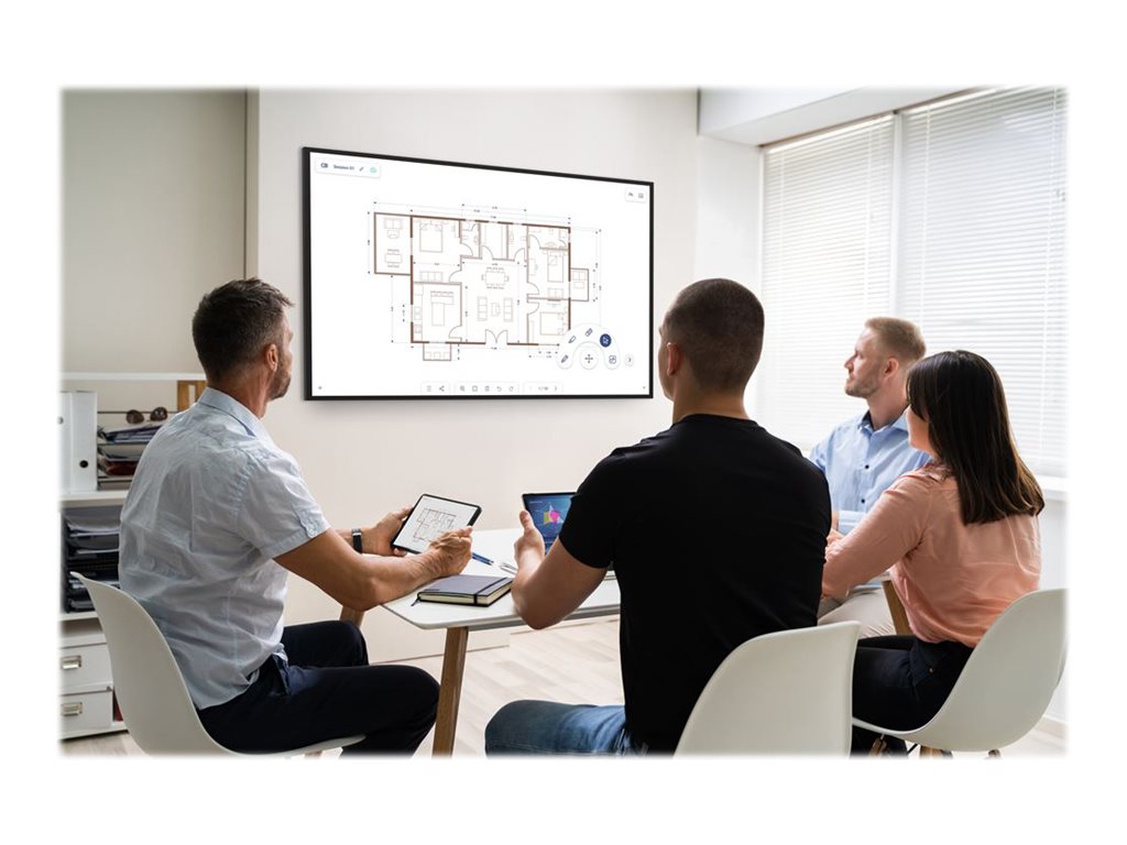 OPTOMA N3751K Écran LED 75" - 4K UHD 24/7j - 4Go/32Go - 450cd/m² -sans fil 2.4G/5G - 3H + USB2.0 - USB3.0 - USB-C - RJ45 Android 11
