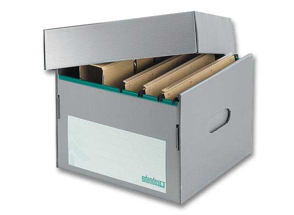 1 Lot de 5 Mini-containers archives multifonctions en polypropylène EXTENDOS