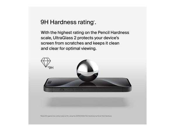 BELKIN ScreenForce Pro UltraGlass2 AM Screen Protection for iPhone 15 Pro