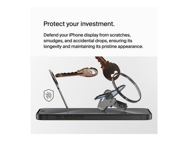 BELKIN ScreenForce Pro UltraGlass2 AM Screen Protection for iPhone 15 Pro Max