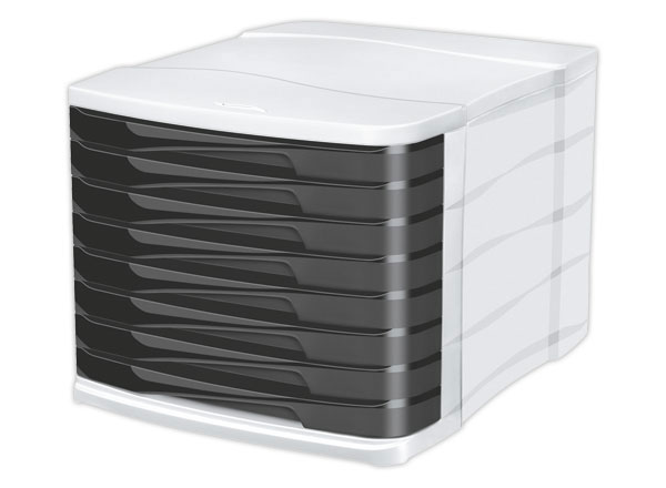 1 Module de classement 8 tiroirs CEP Box- noir