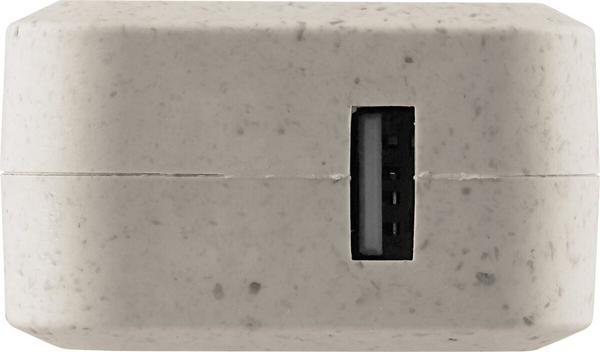 TNB USB Eco-friendly Wall Charger 2.4A Sand