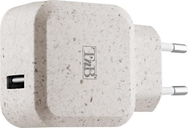 TNB USB Eco-friendly Wall Charger 2.4A Sand