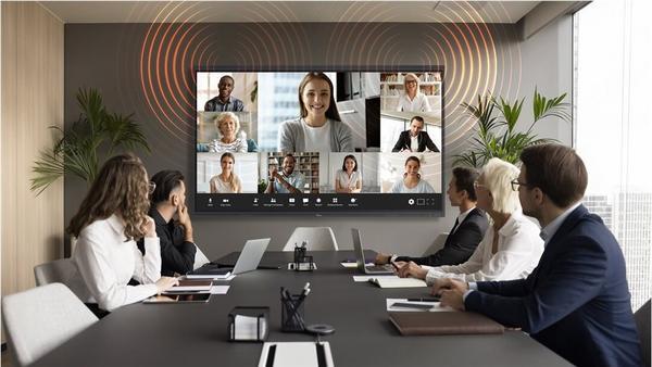OPTOMA 5863RK 86p 400cd/m2 UHD Interactive 4K Multi-Touch-Display Android 13 Integrated Google Play Store