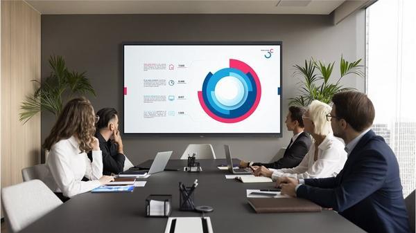 OPTOMA 5863RK 86p 400cd/m2 UHD Interactive 4K Multi-Touch-Display Android 13 Integrated Google Play Store