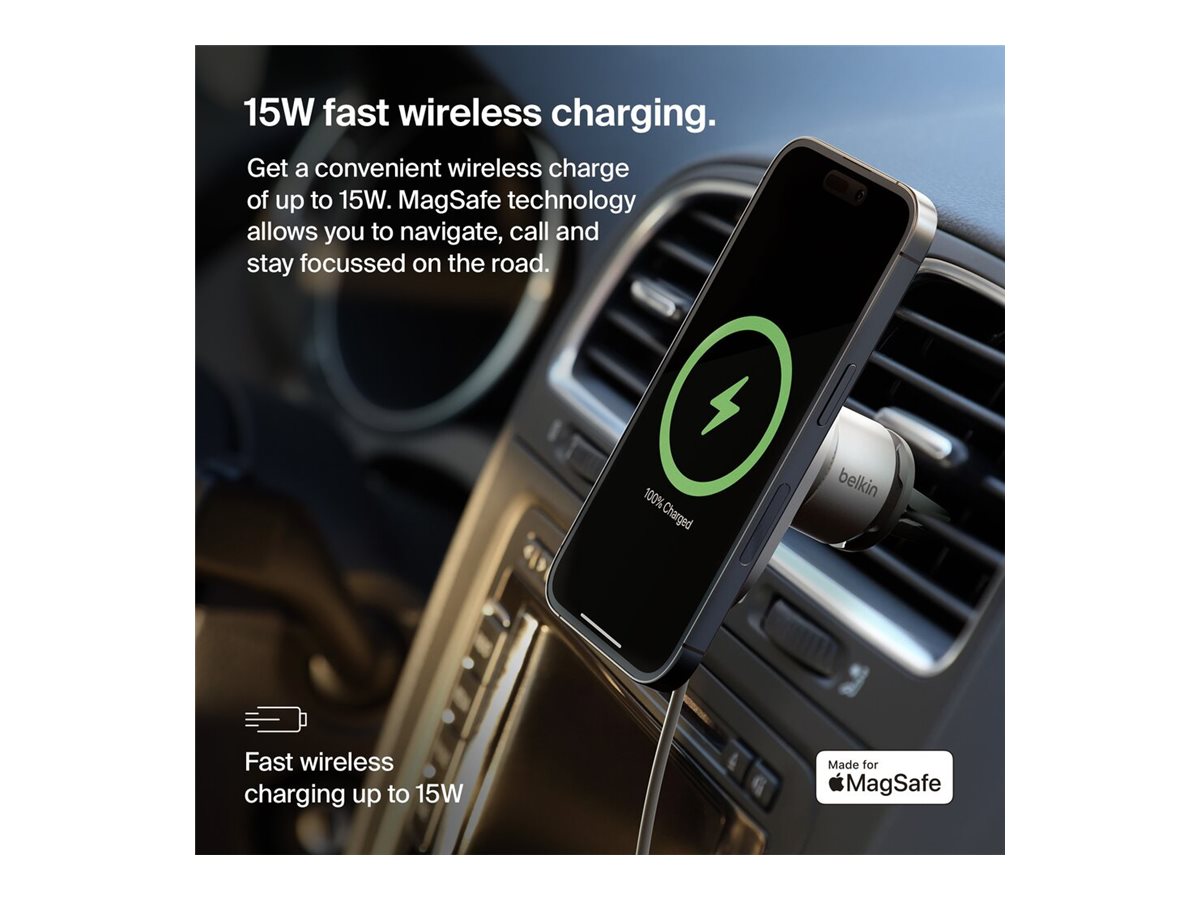 BELKIN Qi2 15W Car Vent Mount CLA