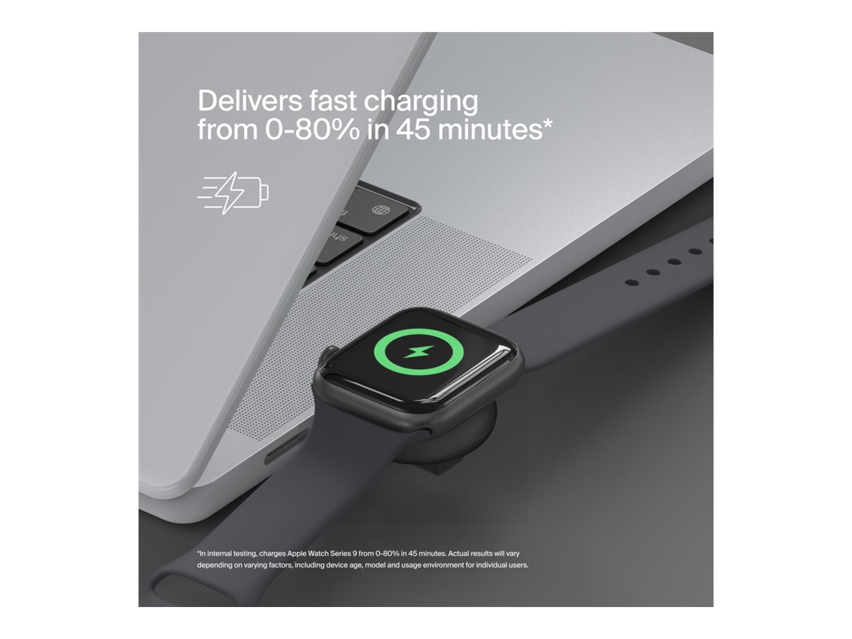 BELKIN BOOST CHARGE Apple Watch Fast Charge Dongle Black
