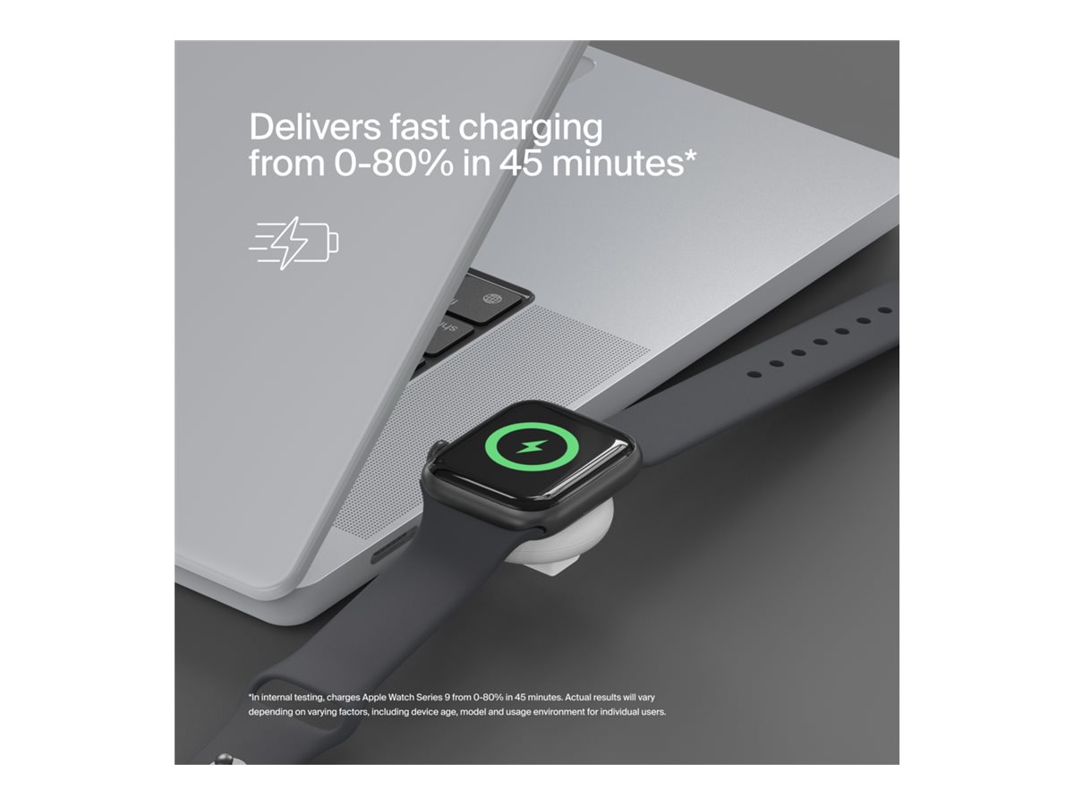 BELKIN BOOST CHARGE Apple Watch Fast Charge Dongle White