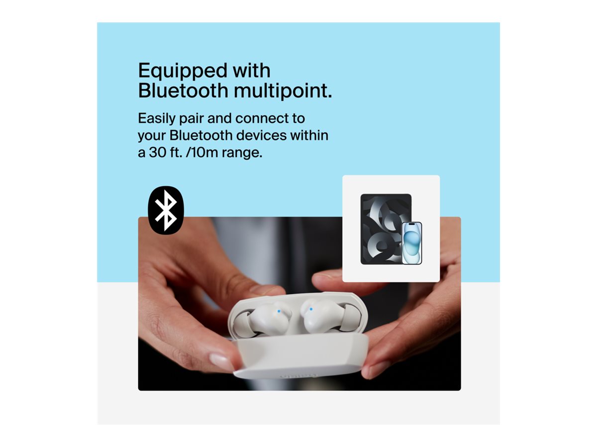 BELKIN SOUNDFORM RHYTHM True Wireless Earbuds White