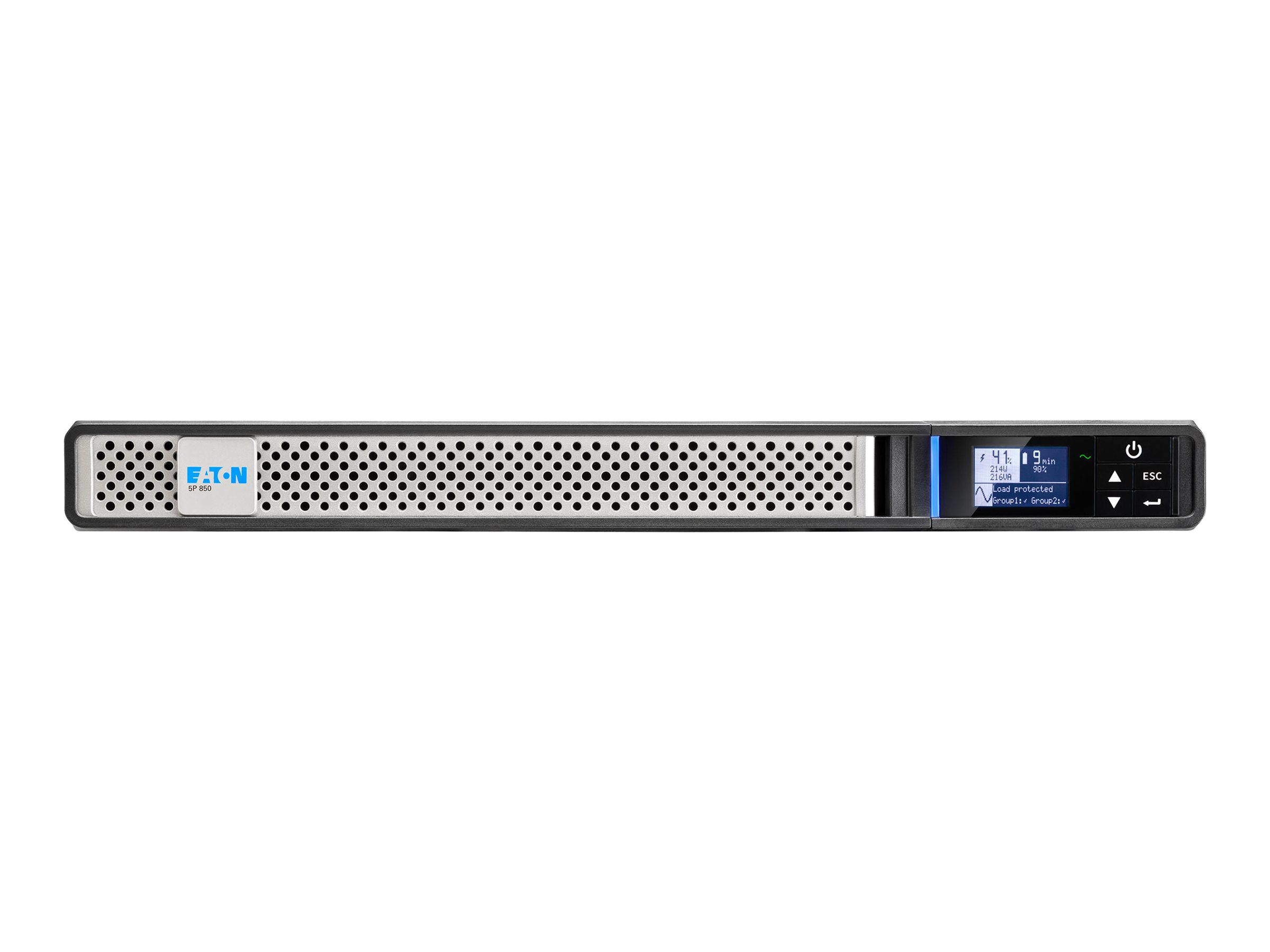 EATON Onduleur 5P Gen2 Rack 1U 1ph line-interactive 850VA 600W s 4 C13 carte