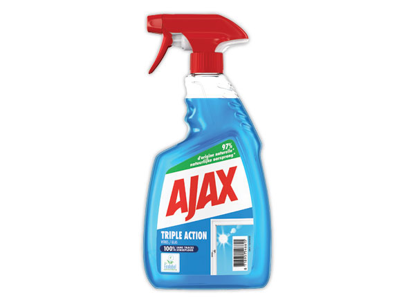 1 Vaporisateur nettoyant vitres AJAX triple action - 750 ml