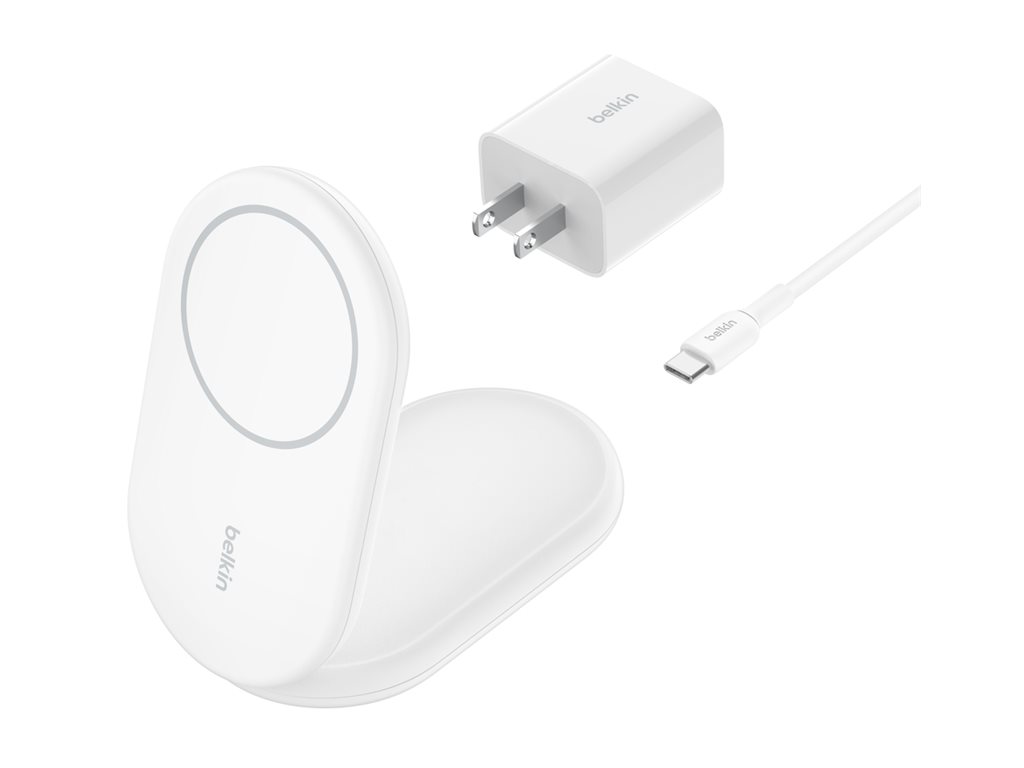 BELKIN BOOSTCHARGE Qi2 15w Magnetic Stand White