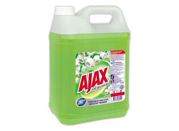 1 Bidon de nettoyant AJAX fleurs printemps- 5litres