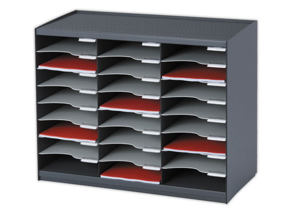 1 Trieur Evolution Paperflow 24 cases - gris