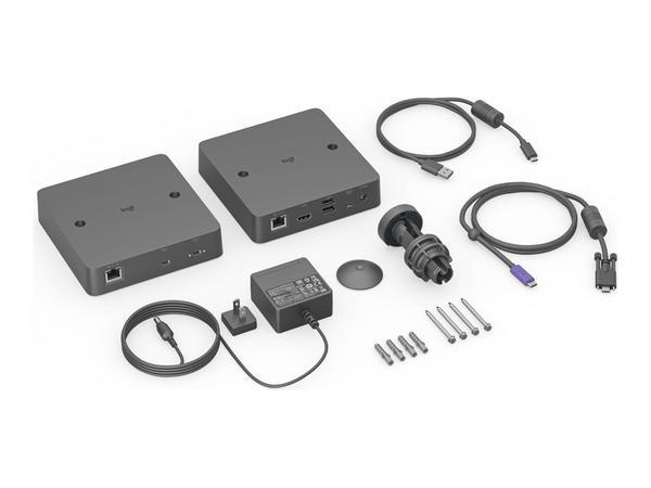 LOGITECH Extend Bring your own meeting to the video conferencing room via a single USB-C cable