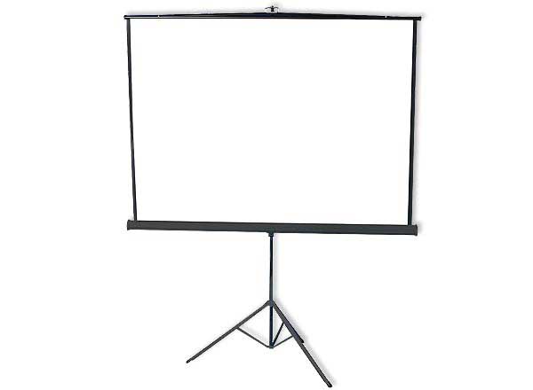 1 Écran sur pied - format image 150x150 cm