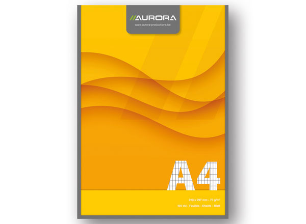 1 Bloc de correspondance 70g, A4 21x29,7cm 100 feuilles