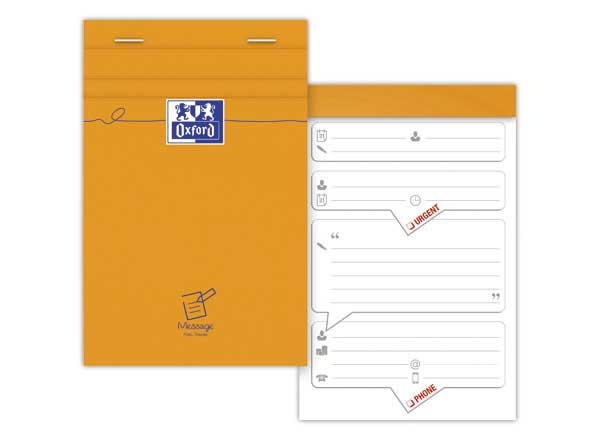 1 Bloc messages ORANGE 11x17 cm, 80 feuilles