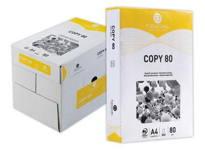 1 Carton de 5 Ramettes de 500 feuilles de papier blanc A4 80g COPY 80 FIDUCIAL