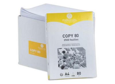 1 2500 feuilles de papier blanc A4 80g COPY 80 FIDUCIAL