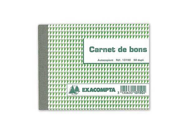 1 Manifold autocopiant imprimé Bon pour - Foliotage 50/2