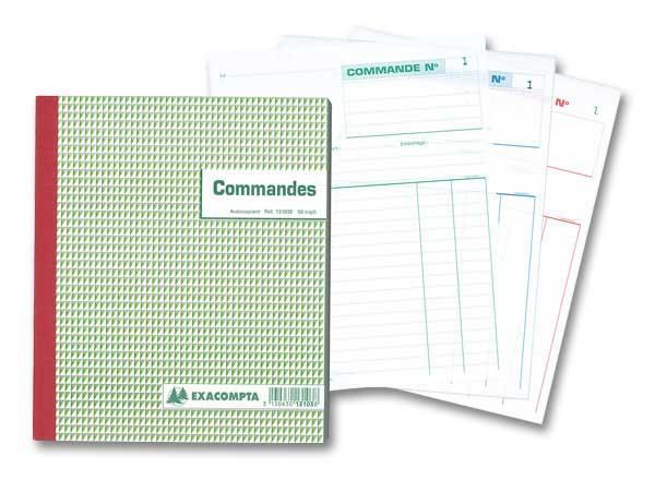 1 Manifold autocopiant imprimé Commandes- Foliotage 50/3