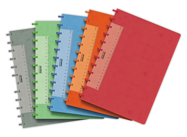 1 Cahier couverture carte ADOC A5, 4x8, 144 pages