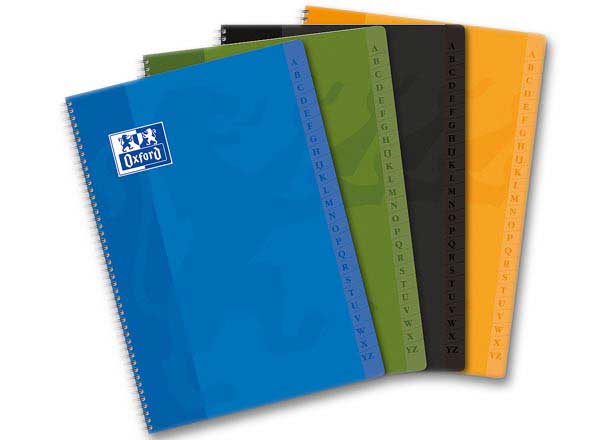 1 Répertoire spirale Oxford A4, 5x5, 180pages