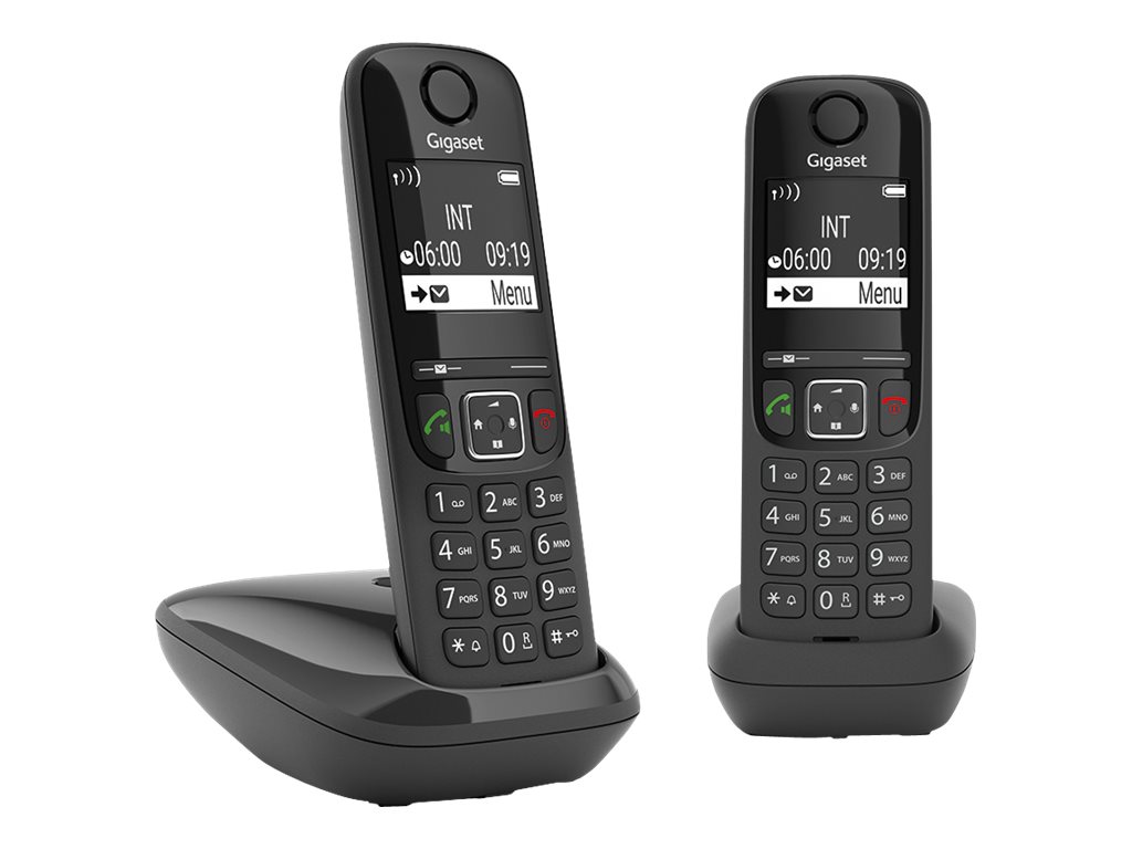 1 Lot de 2 Duo téléphones sans fil Gigaset AS690