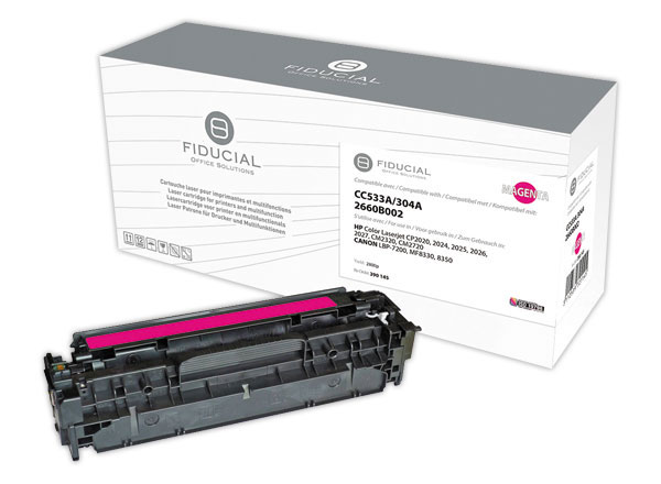 1 Toner FIDUCIAL magenta compatible HP 2660B002