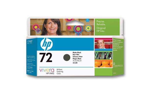 1 HP 72 cartouche d'encre noire mat C9403A