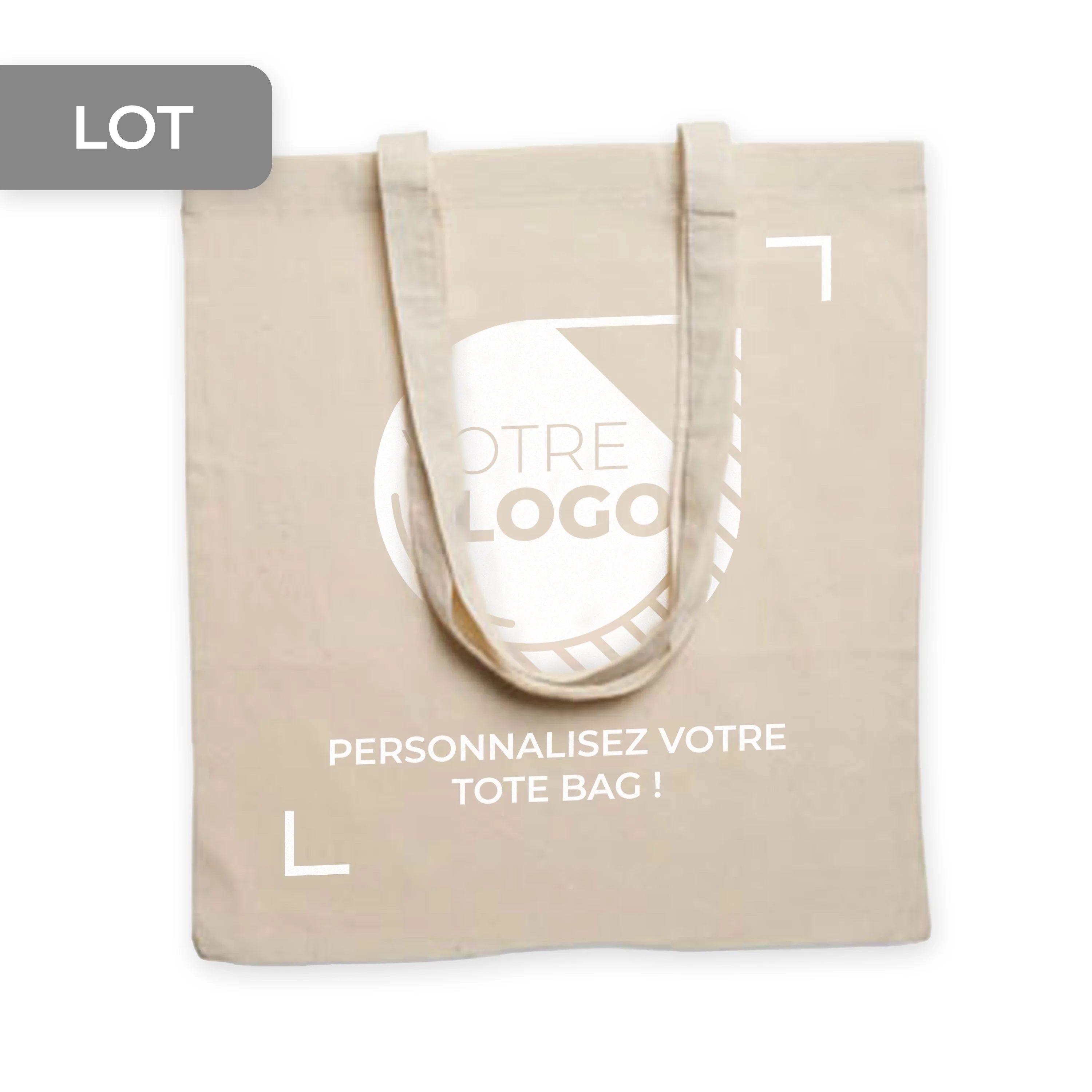 TOTE BAG ECRU PERSONNALISABLE