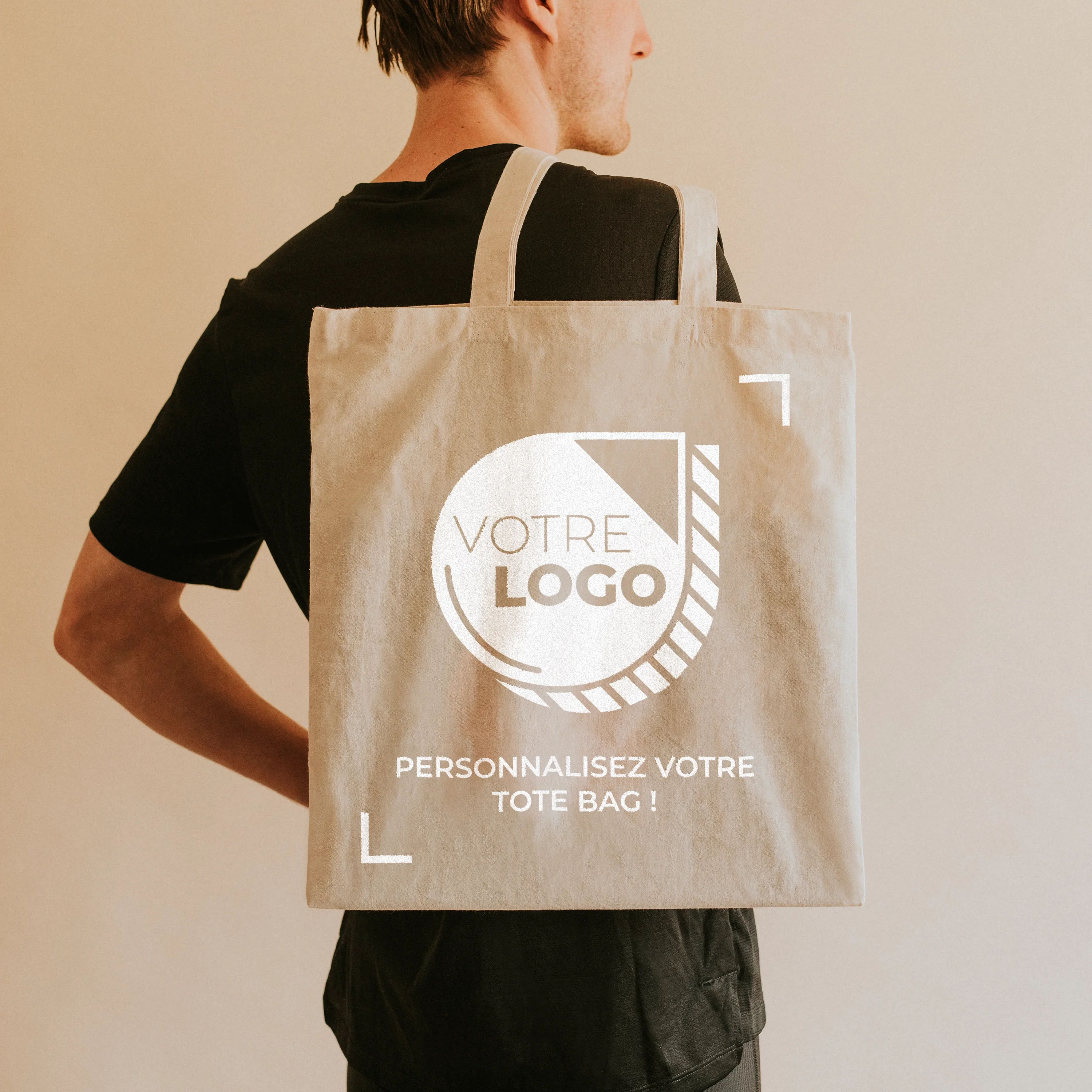 TOTE BAG ECRU PERSONNALISABLE